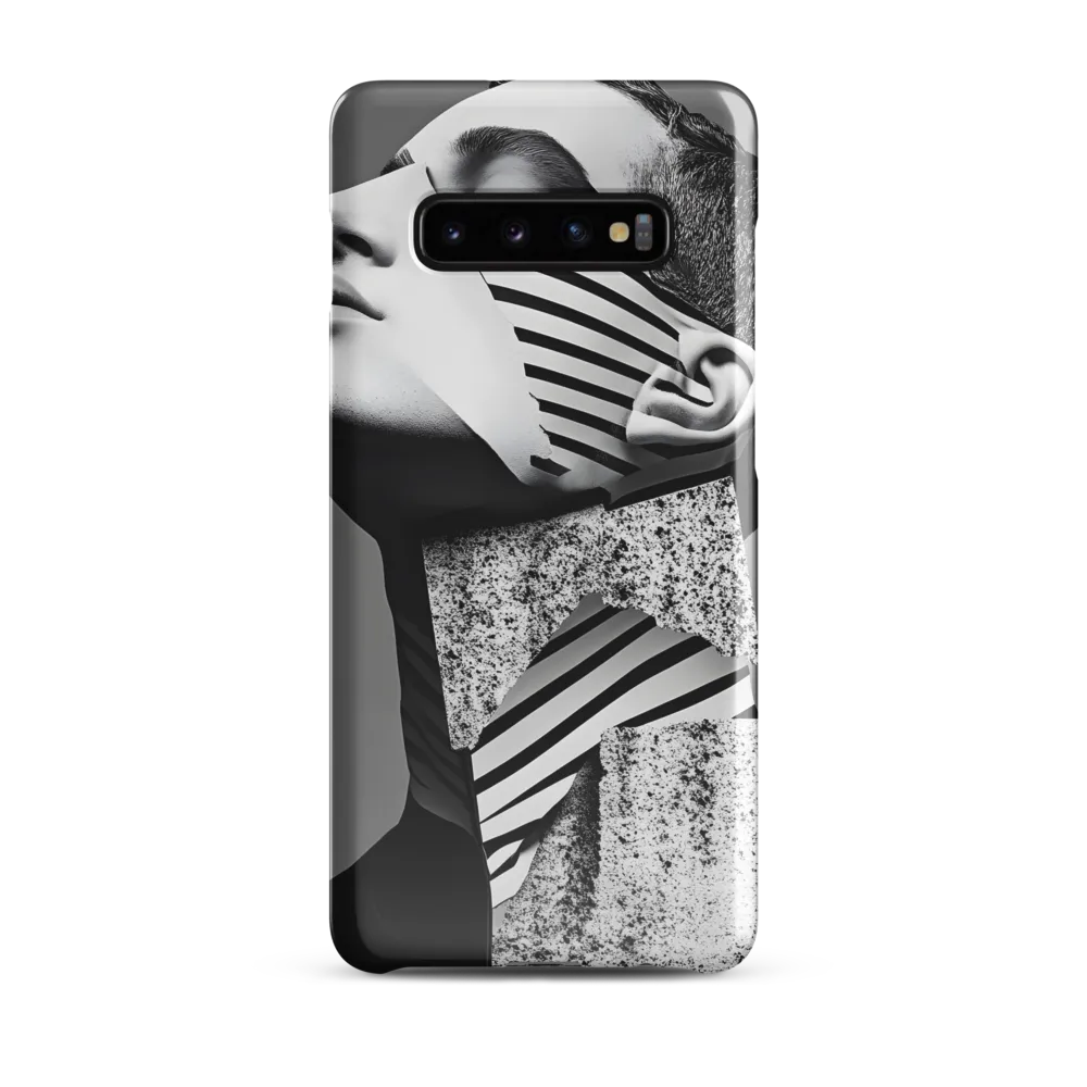 Fragmented Identity: A Surreal Exploration | Phone Case |  S10 Plus | Snap Case | Glossy