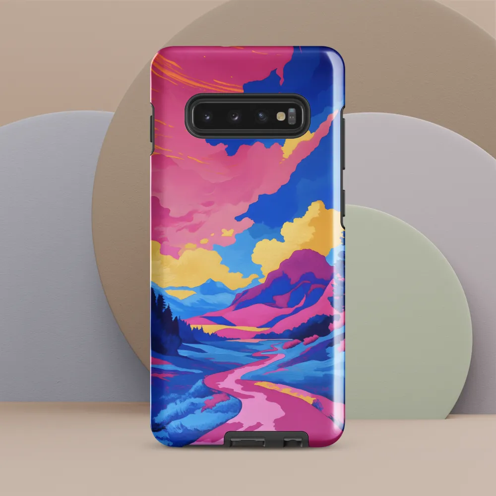 Dreamscape: The Serene River | Phone Case |  S10 Plus | Tough Case | Glossy