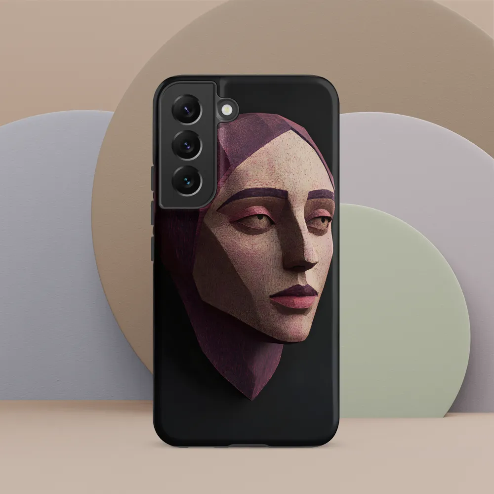 Geometric Elegance: A Contemporary Portrait