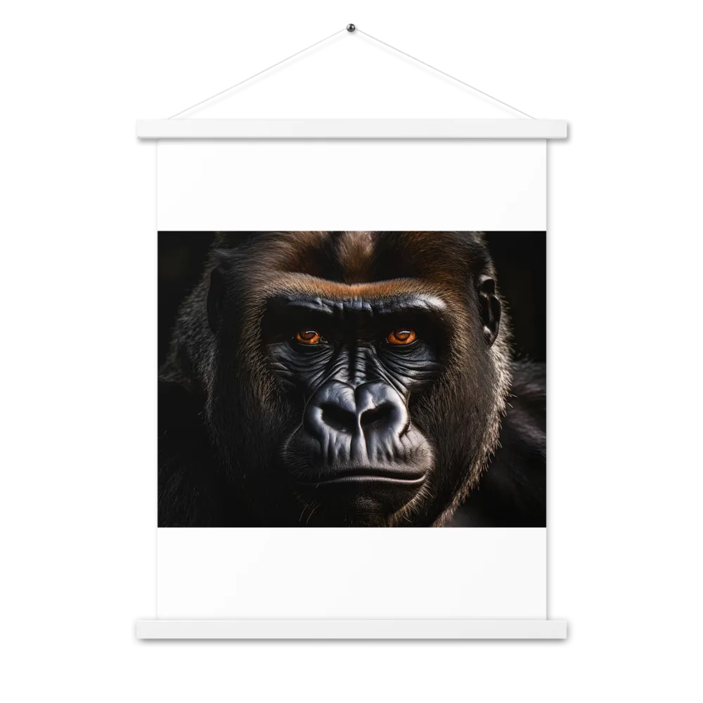 Majestic Gaze | Poster With White Wood Hanger | 18″×24″