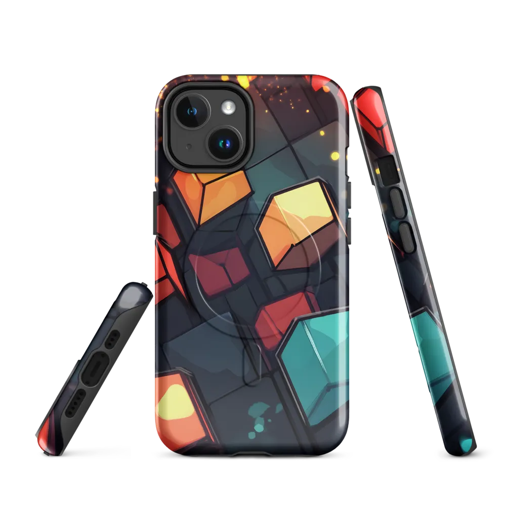 Illuminated Geometry | Phone Case |  14 | MagSafe® Tough Case | Glossy
