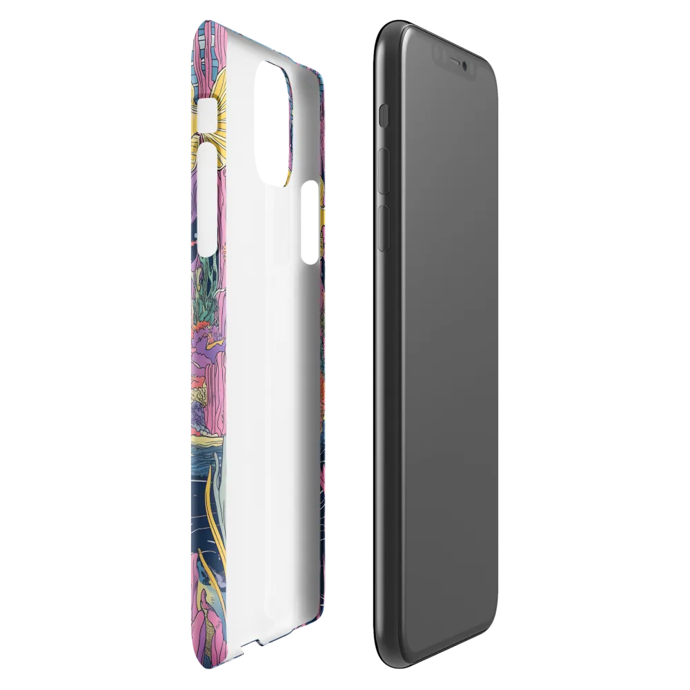 Underwater Dreamscape: A Playful Encounter | Phone Case |  11 Pro Max | Snap Case | Glossy