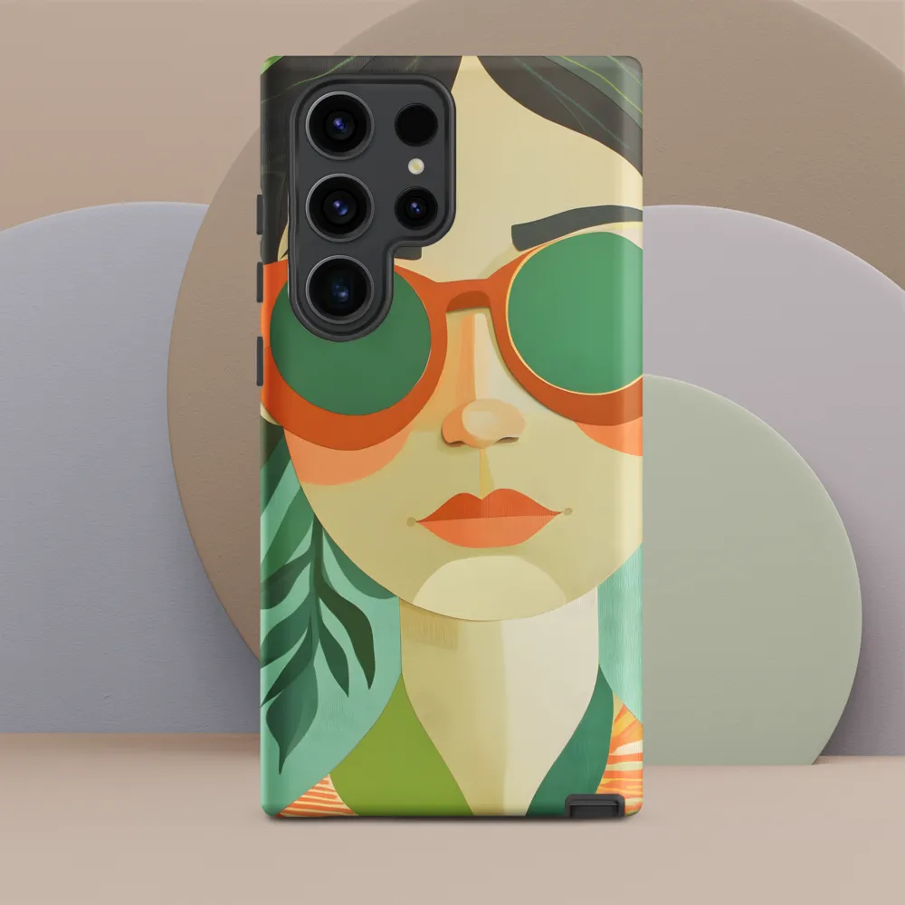 Bold Serenity: A Modern Portrait