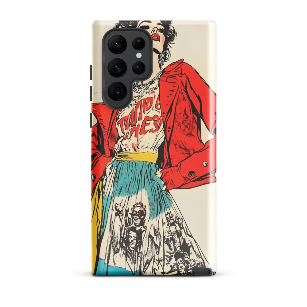 Vibrant Elegance: A Pop Art Fashion Statement