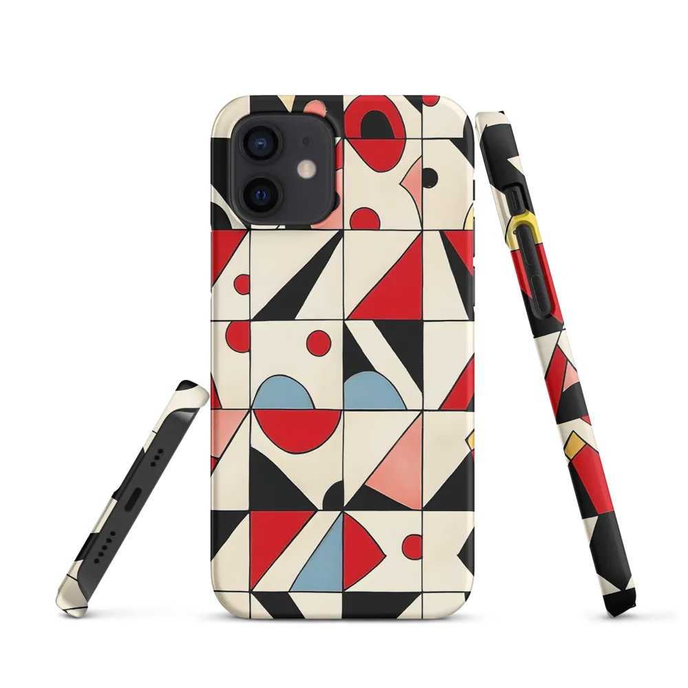 Dynamic Geometric Harmony | Phone Case |  12 | Snap Case | Matte