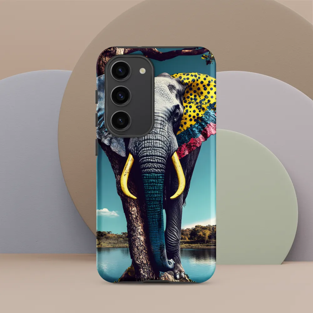 Playful Elegance: The Surreal Elephant