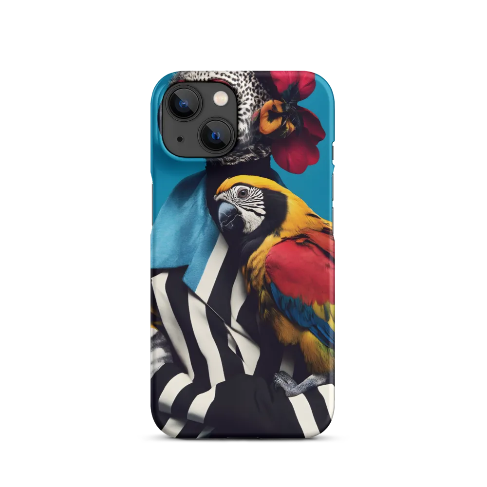 Vibrant Fusion of Flora and Fauna | Phone Case |  14 | Snap Case | Matte