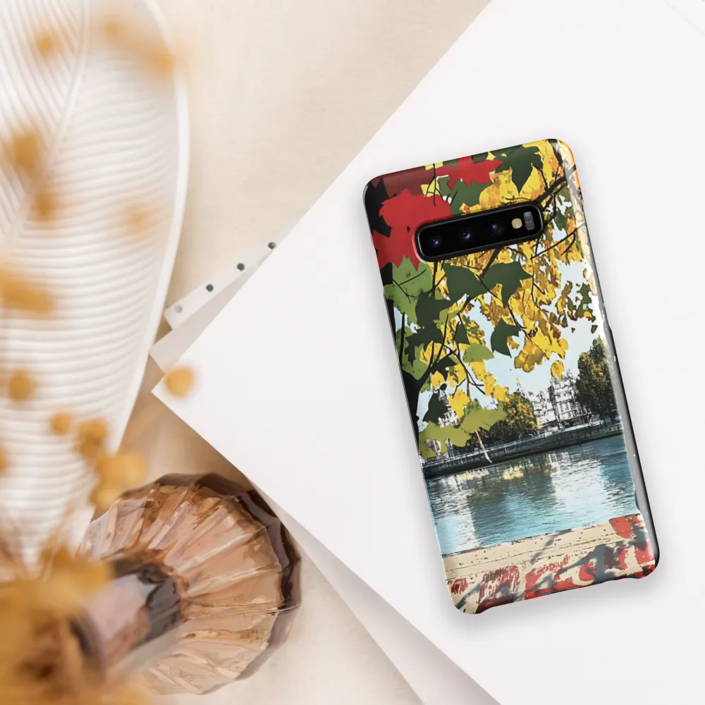 Nostalgic Reflections in Autumn Colors | Phone Case |  S10 Plus | Snap Case | Glossy