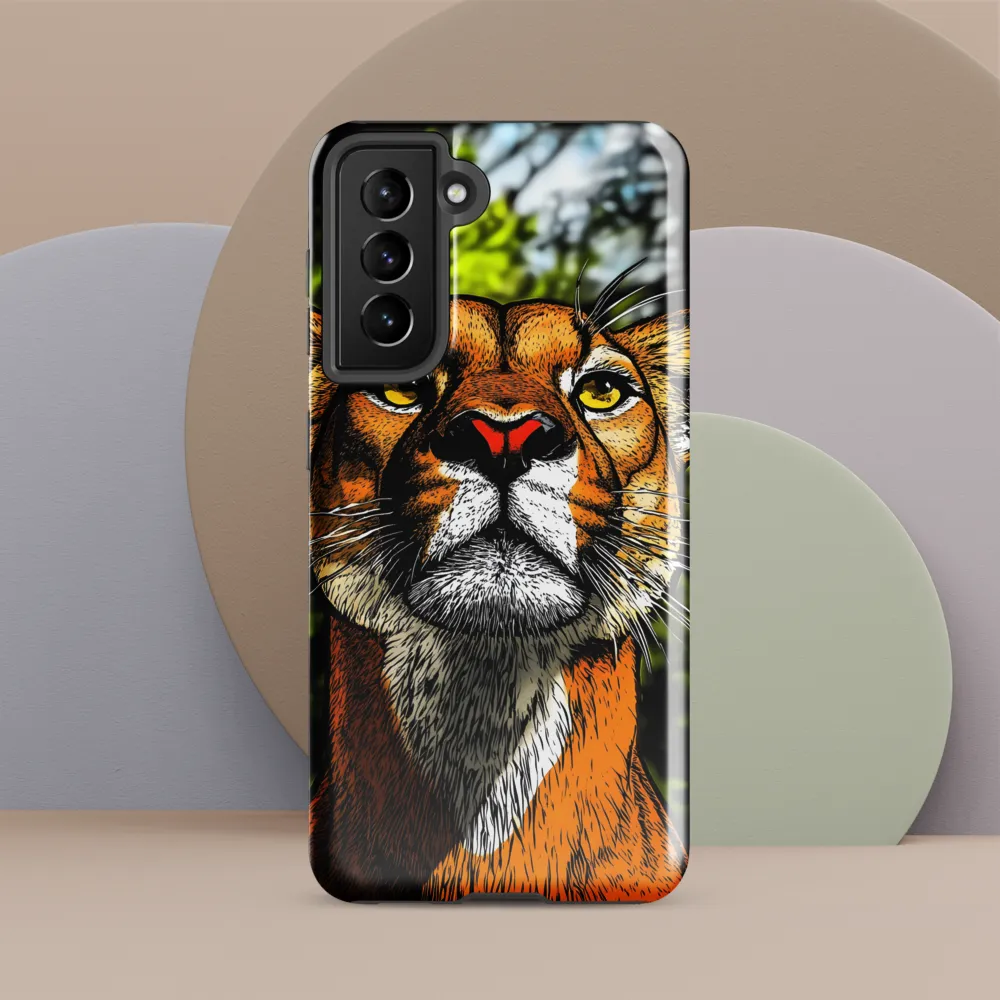 Regal Gaze: The Lioness in Focus