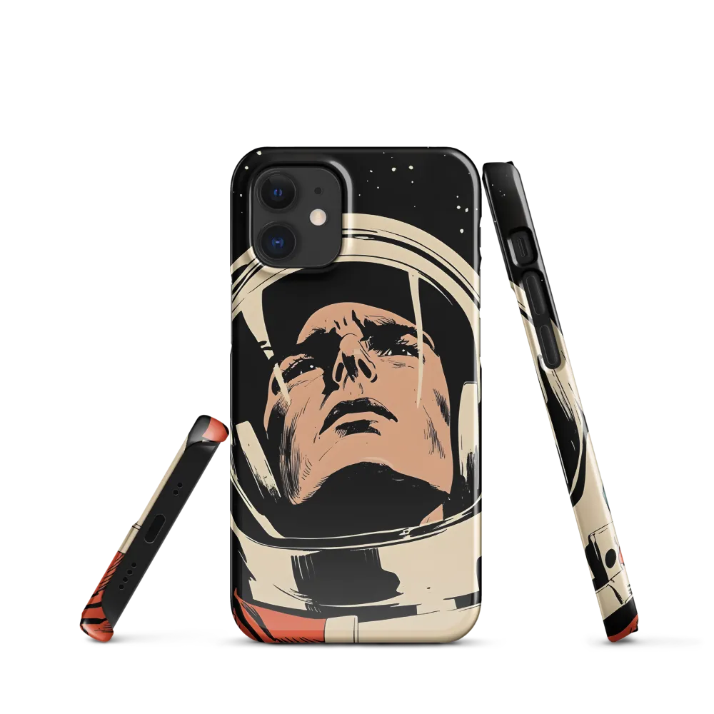 Gaze of the Astronaut | Phone Case |  12 Mini | Snap Case | Glossy