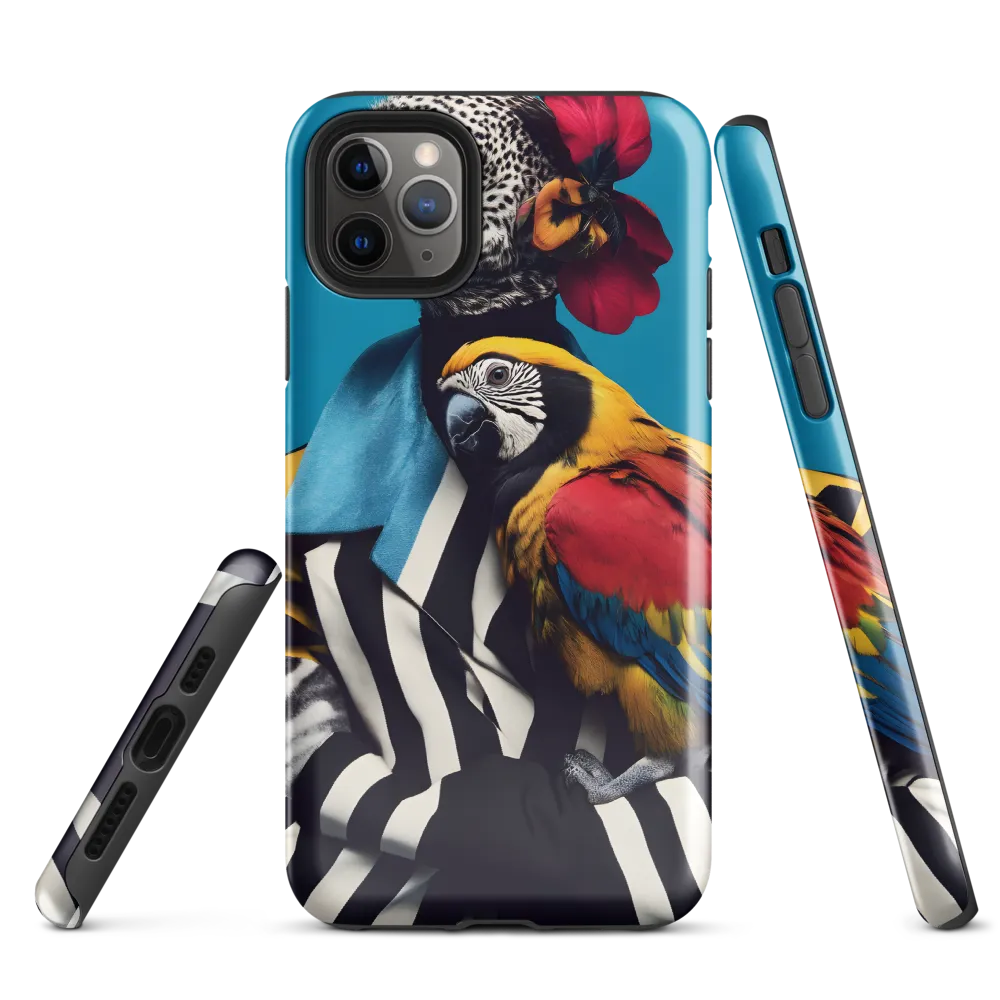 Vibrant Fusion of Flora and Fauna | Phone Case |  11 Pro Max | Tough Case | Glossy