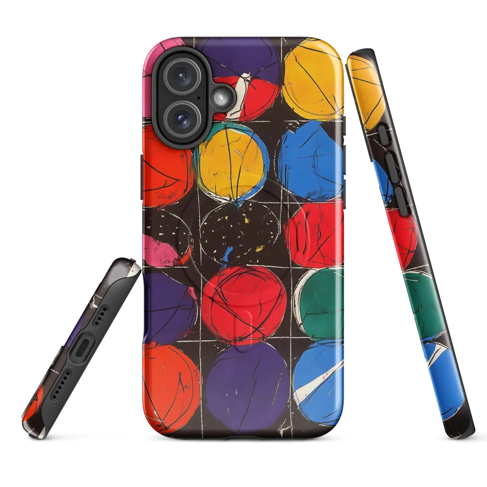 Colorful Circles in Abstract Harmony