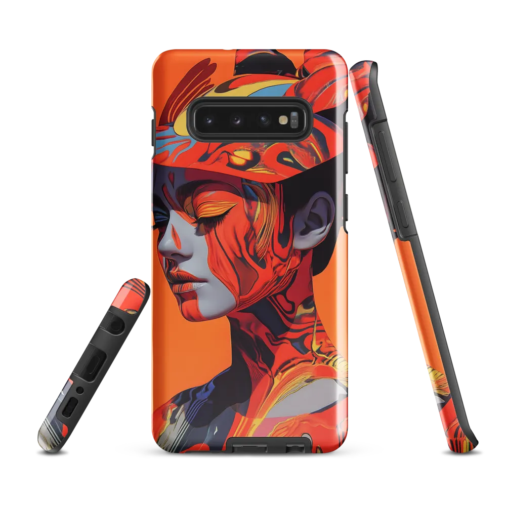 Vibrant Echoes of Identity | Phone Case |  S10 Plus | Tough Case | Glossy