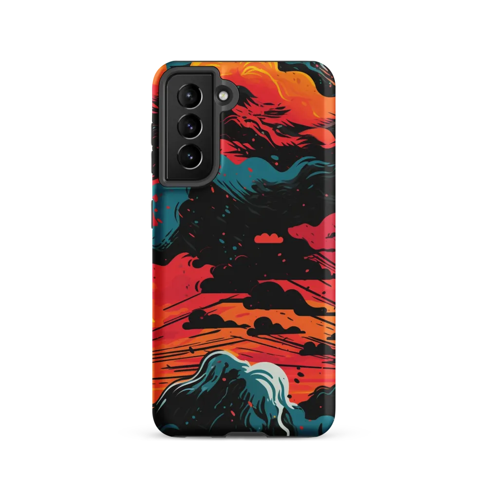 Ethereal Twilight: A Dramatic Landscape in Motion