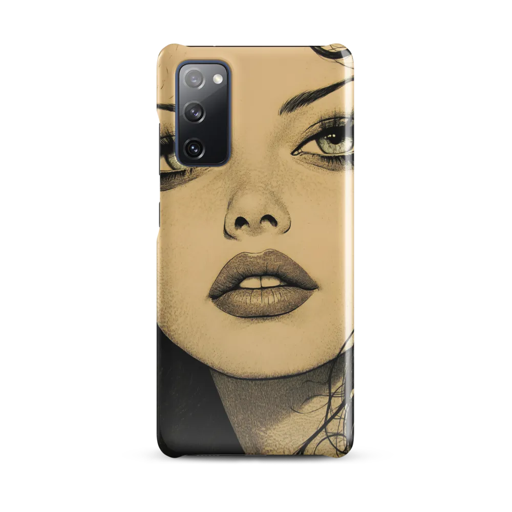 Enigmatic Gaze | Phone Case |  S20 FE | Snap Case | Glossy