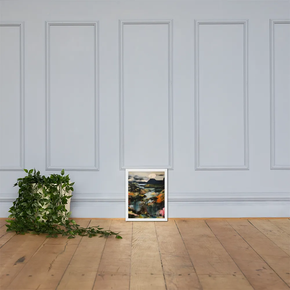 Harmony of Nature: An Abstract Journey | Poster with White Frame | 11″×14″
