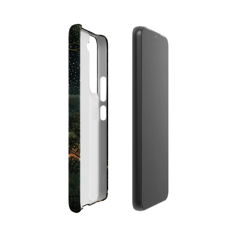 Mystical Nightscape Under the Full Moon | Phone Case |  S22 | Snap Case | Matte