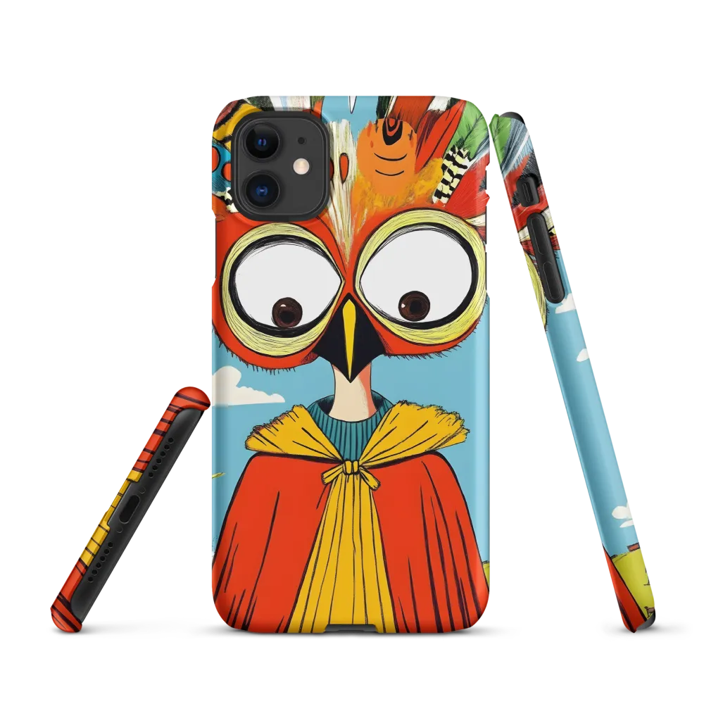 A Whimsical Encounter: The Owl-Human Fusion