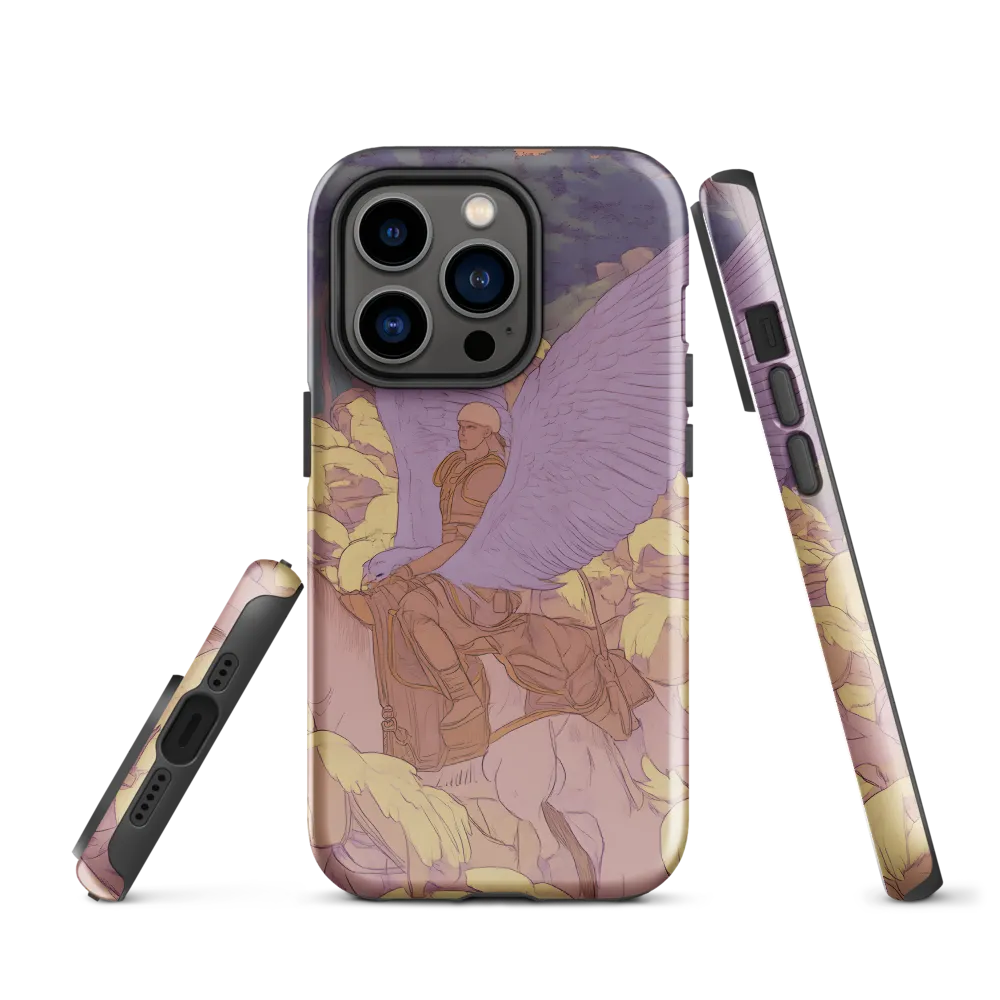 The Winged Guardian | Phone Case |  14 Pro | Tough Case | Glossy