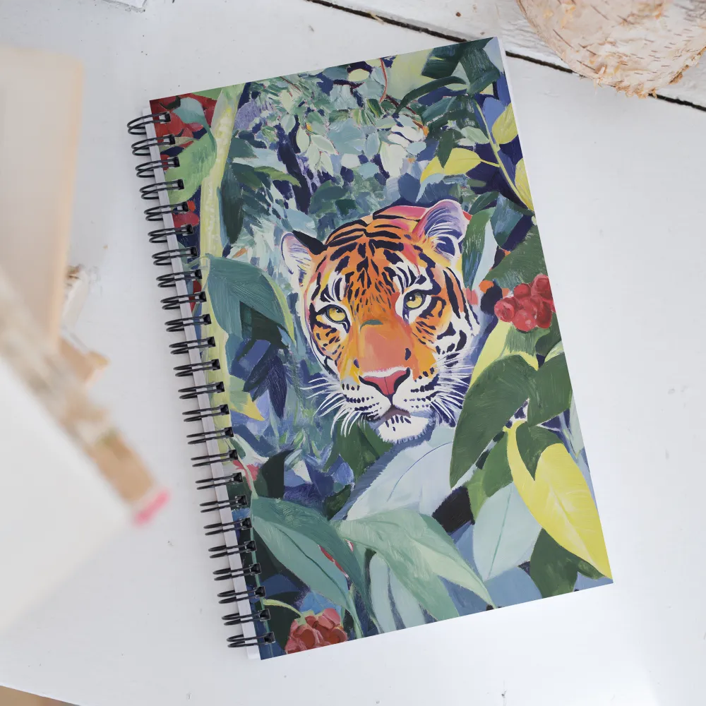 Gaze of the Tiger | Spiral Notebook