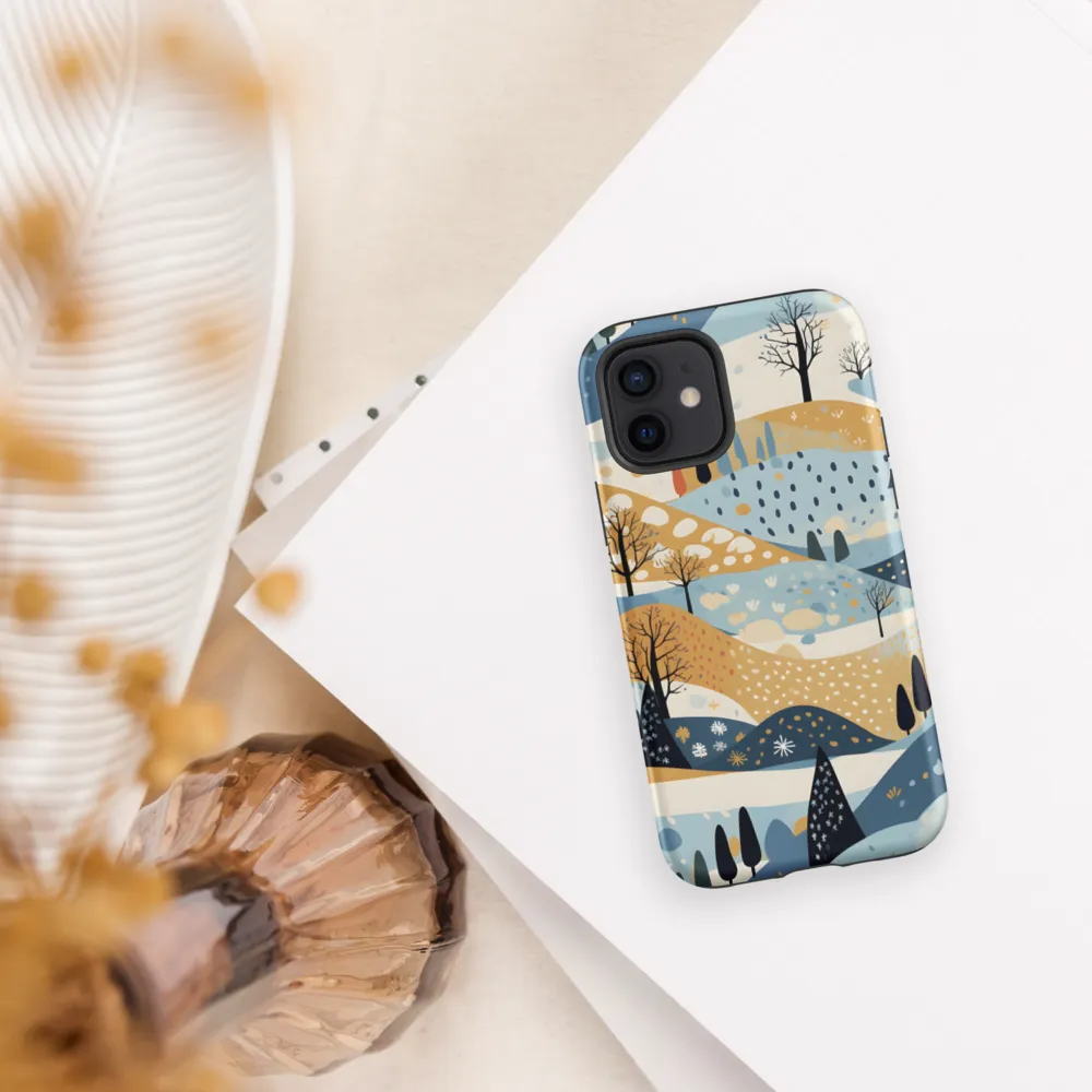 Whispers of a Playful Landscape | Phone Case |  12 | Tough Case | Matte