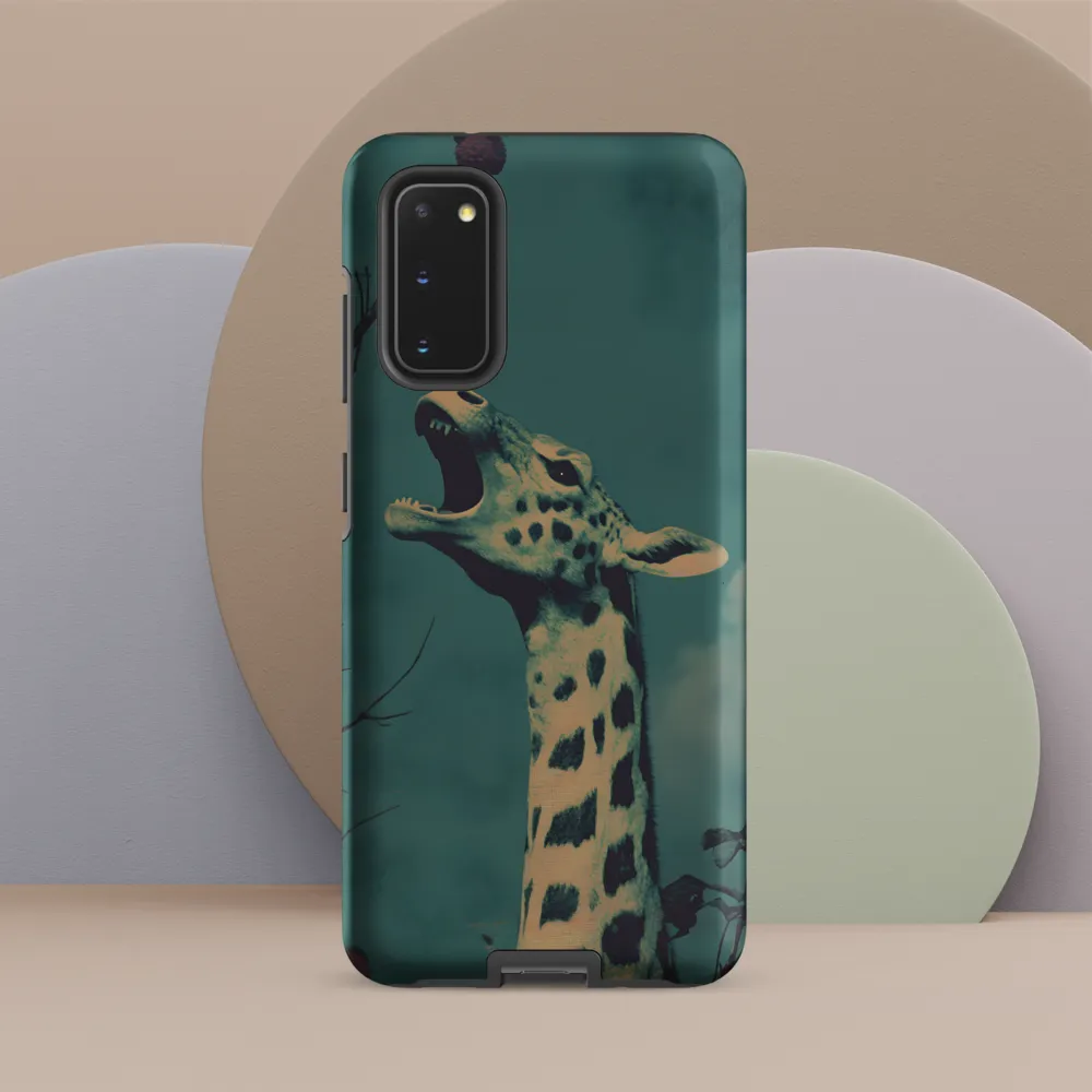 Whispers of the Tall: A Surreal Giraffe Encounter