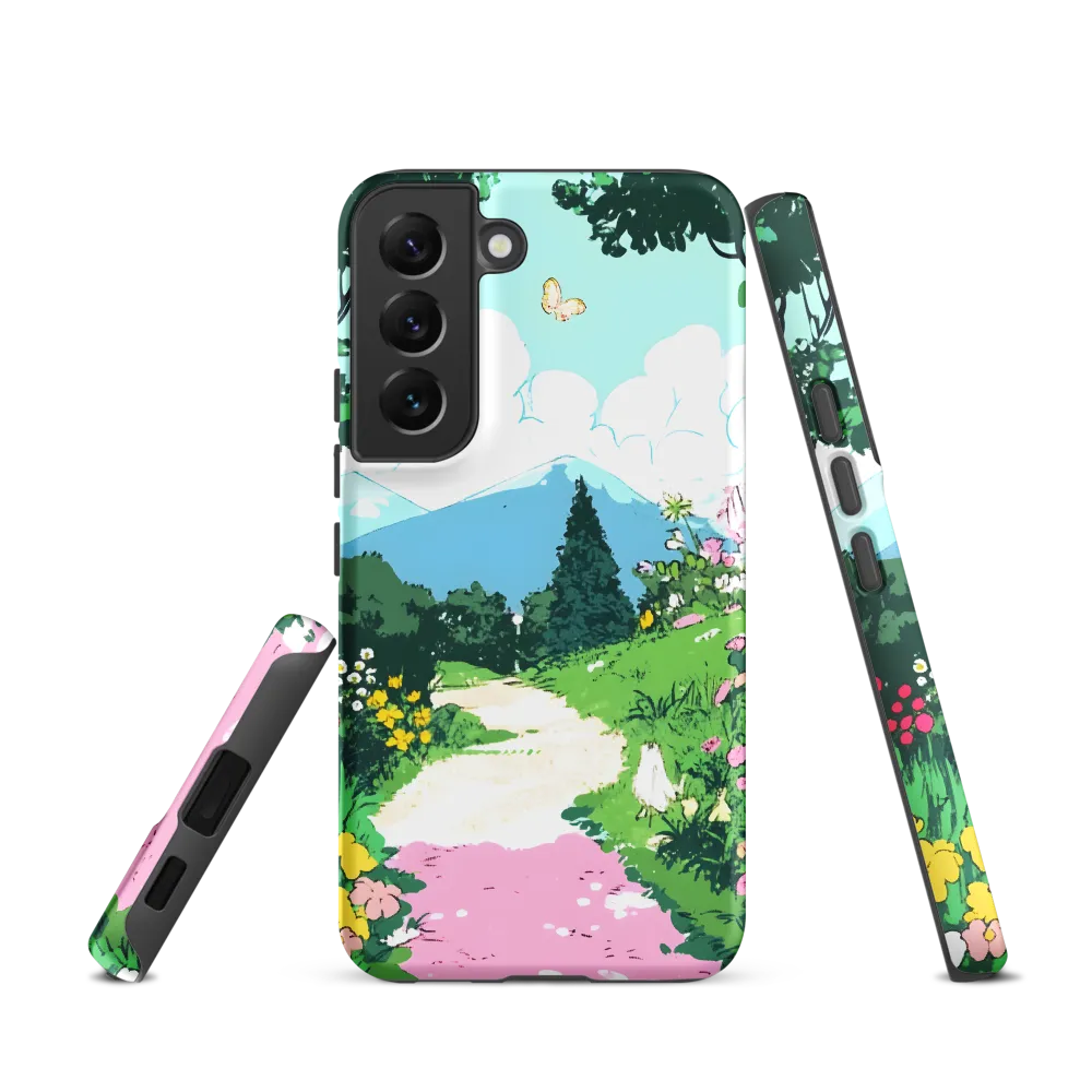 A Serene Journey Through Nature | Phone Case |  S22 | Tough Case | Matte