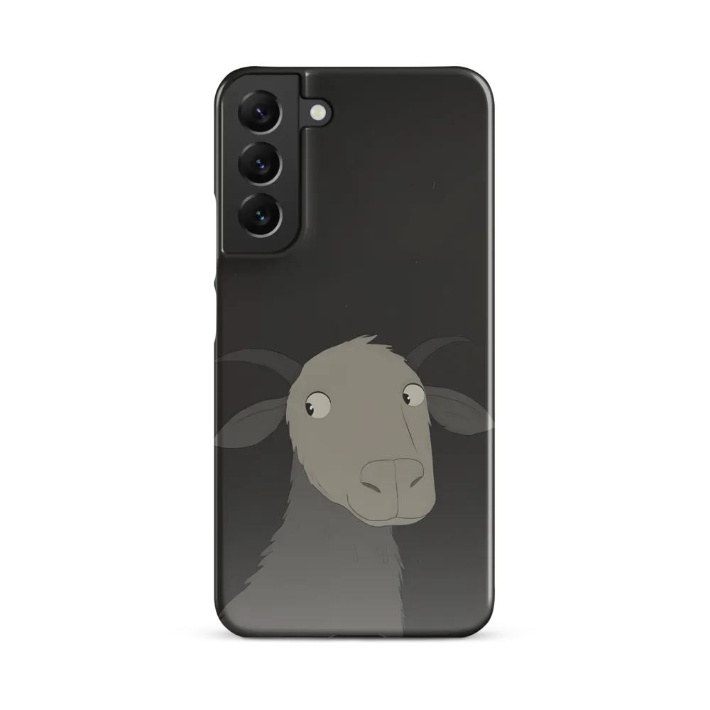 Whimsical Goat in Darkness
