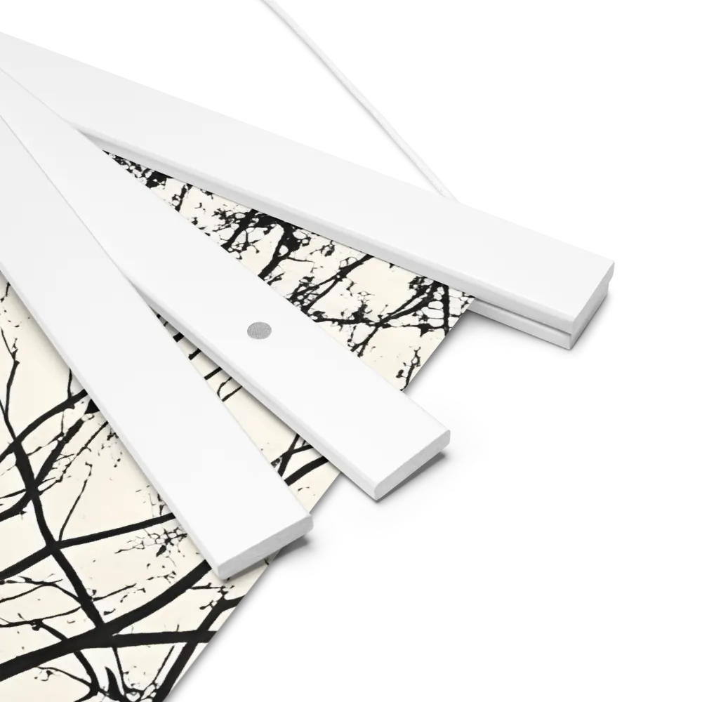 Whispers of Solitude | Poster With White Wood Hanger | 18″×18″