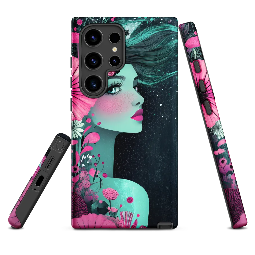 Floral Harmony: Portrait of Serenity