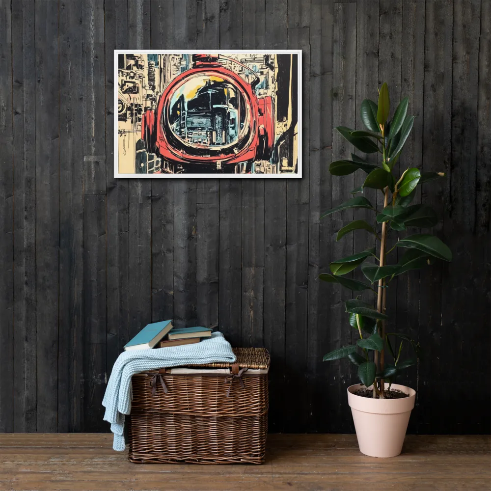 Reflections of Tomorrow | Canvas with White Frame | 20″×30″