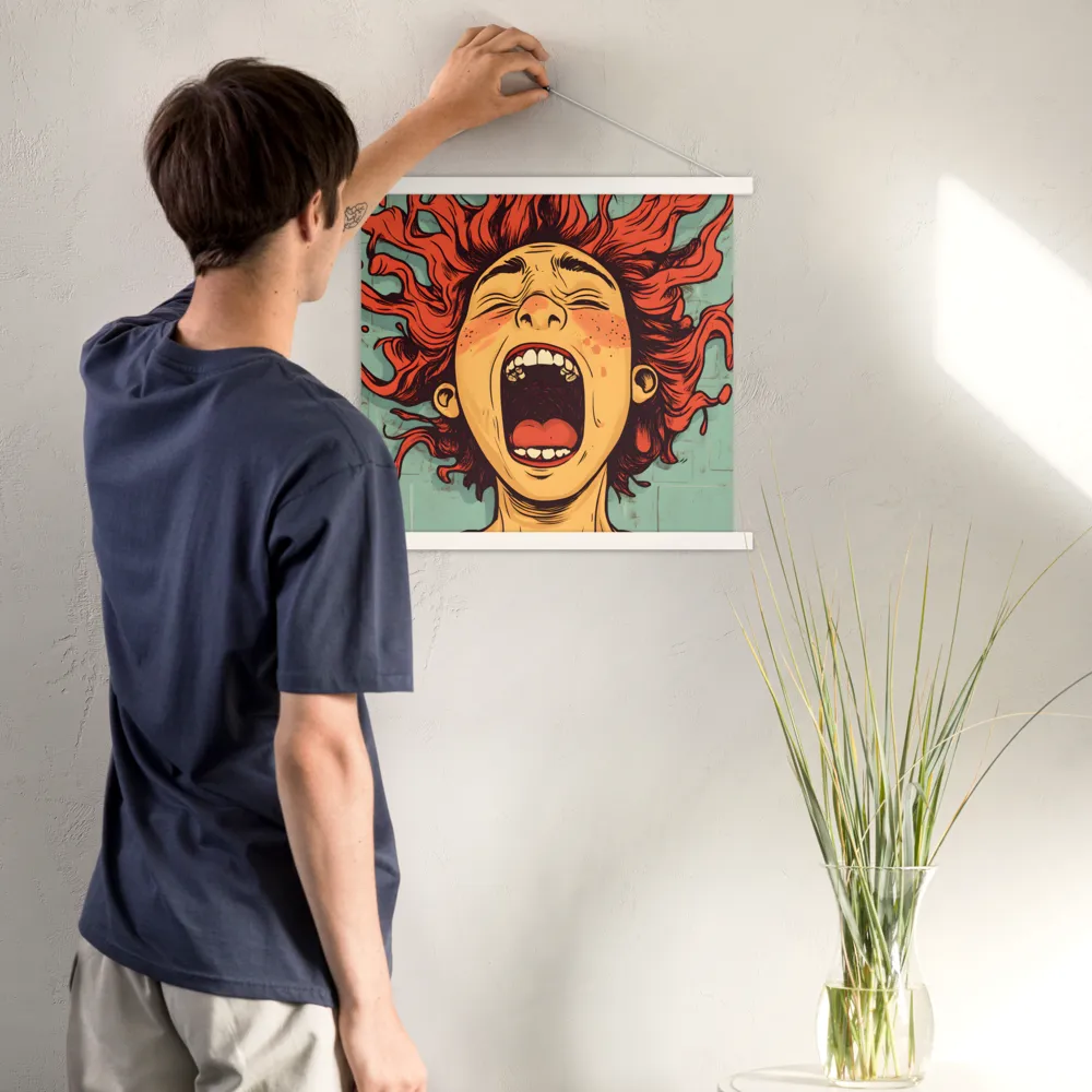Fury Unleashed | Poster With White Wood Hanger | 18″×18″