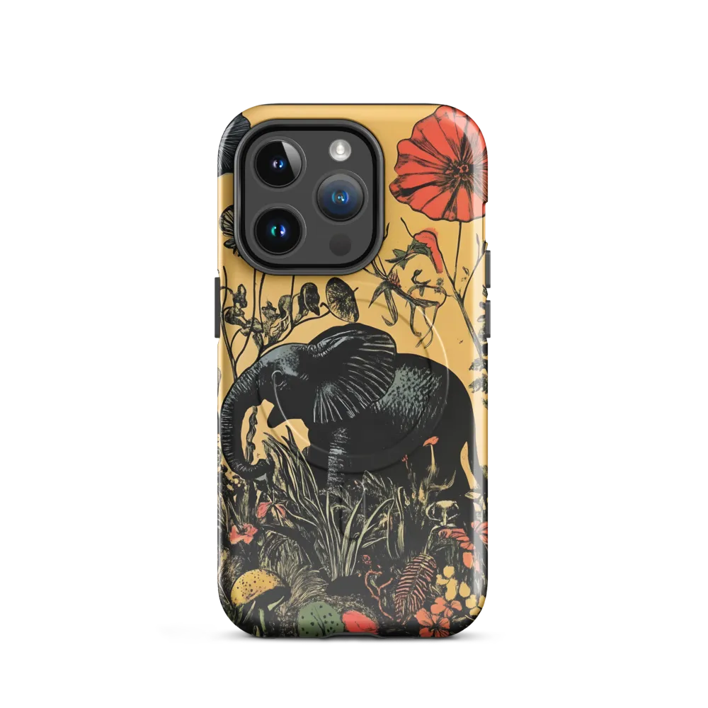 Floral Majesty: The Elephant's Sanctuary