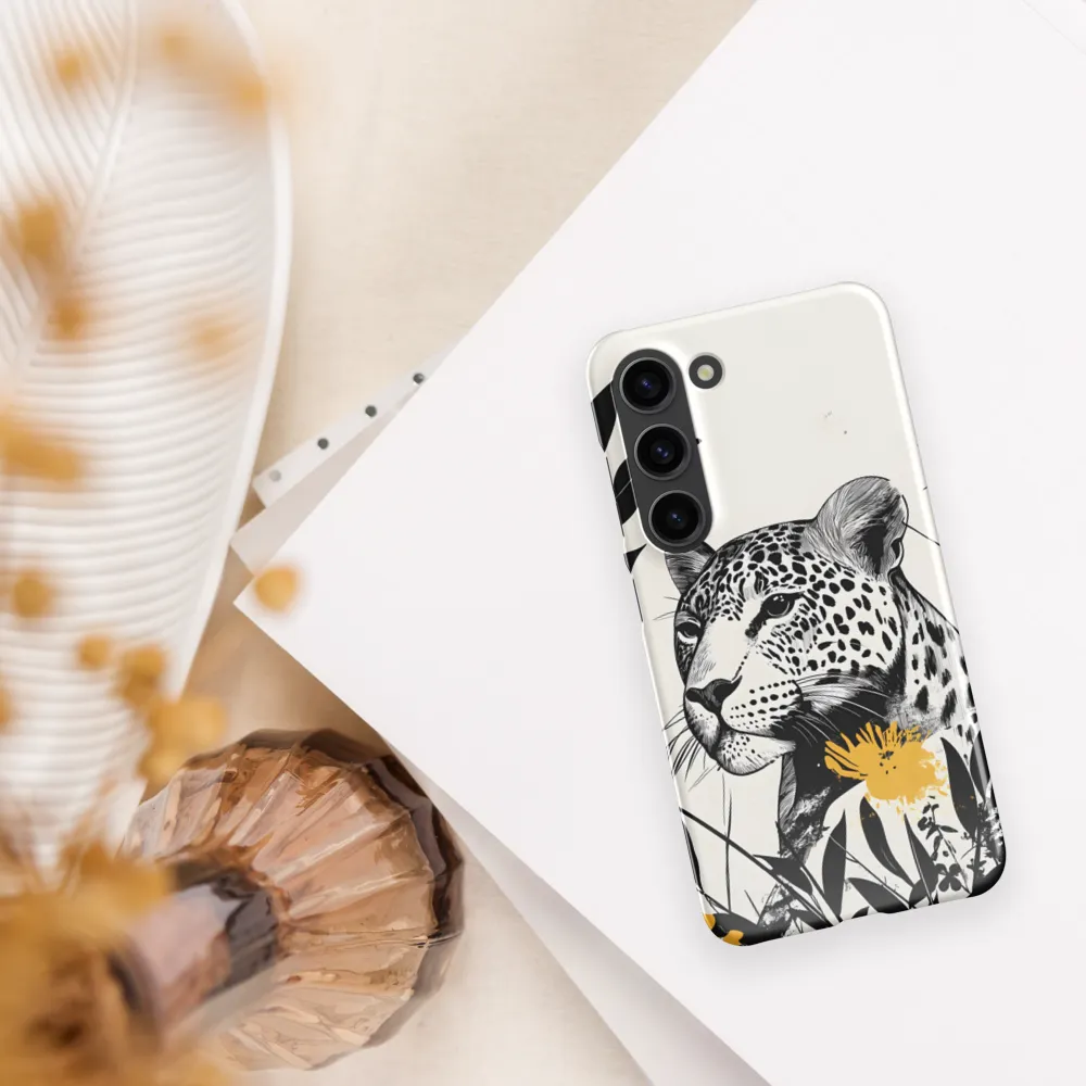 Majestic Leopard Amongst Flora