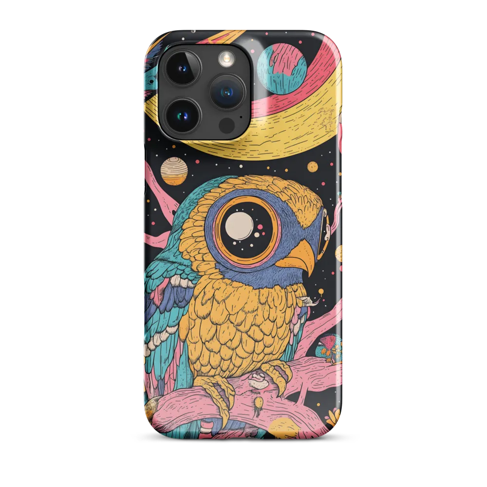 Whimsical Cosmic Owl | Phone Case |  16 Pro Max | Snap Case | Glossy