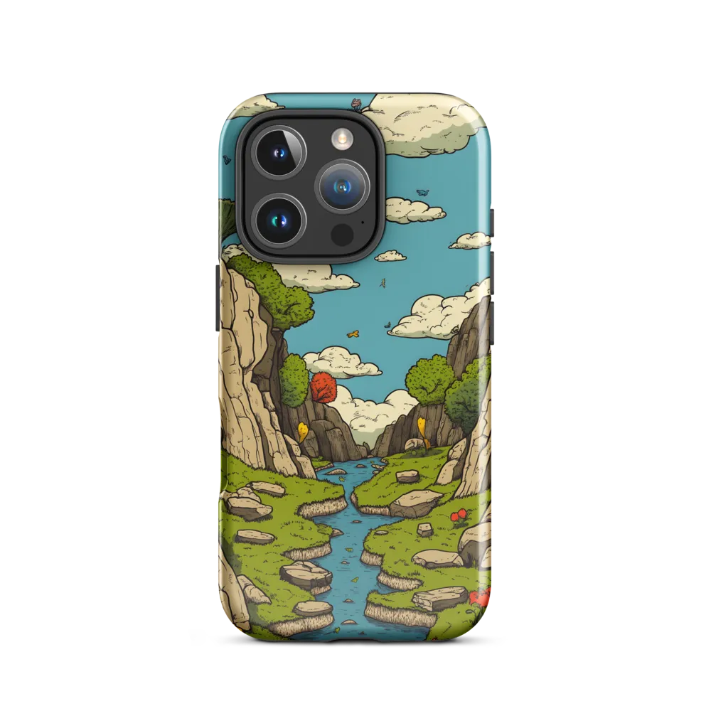 Whimsical Serenity: A Canyon Landscape