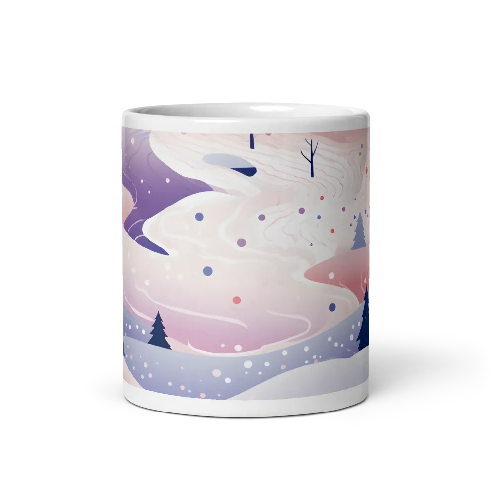 Dreamy Winter Landscape | Mug with White inside | 11 oz