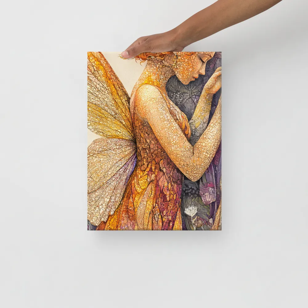 Whispers of the Frosted Meadow | Canvas | 12″×16″