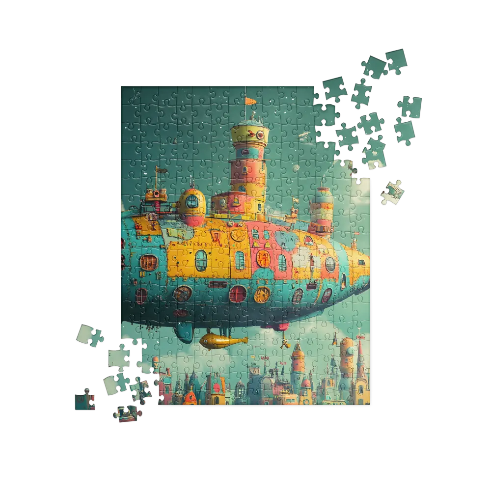 Submerged Dreams: A Whimsical Voyage | Jigsaw Puzzle | 252 pieces