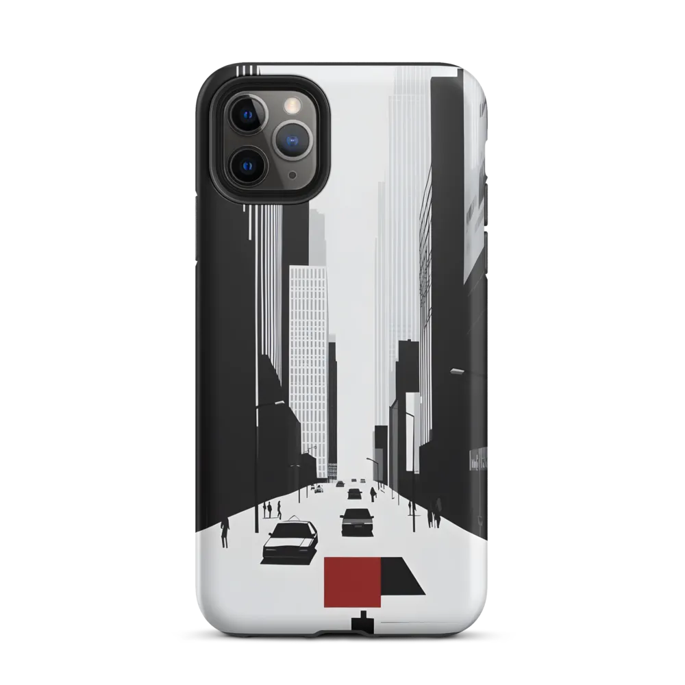 Urban Solitude: A Minimalistic Cityscape