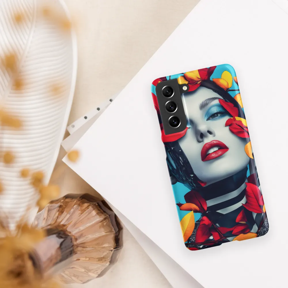Futuristic Fusion: Nature Meets Technology | Phone Case |  S21 FE | Snap Case | Matte