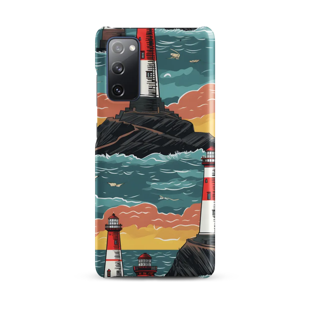 Lighthouses in a Whimsical Ocean