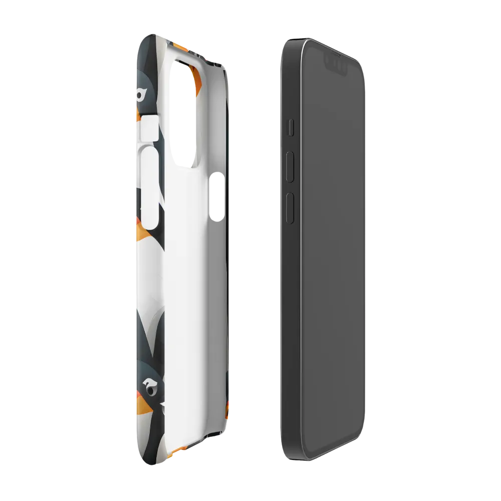 Penguin Parade | Phone Case |  13 Pro | Snap Case | Glossy