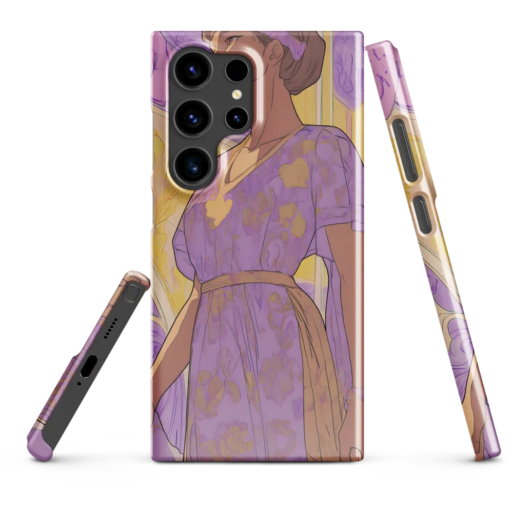 Elegance in Floral Harmony | Phone Case |  S24 Ultra | Snap Case | Glossy
