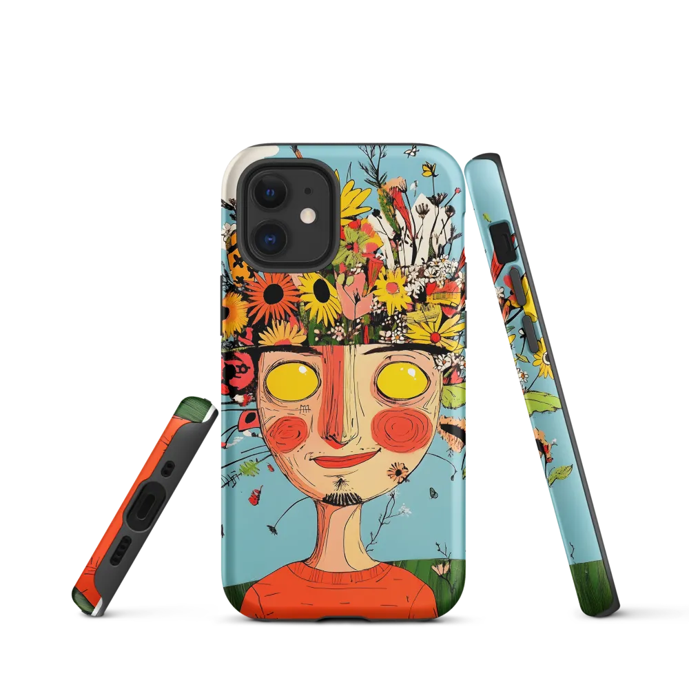 Whimsical Bloom | Phone Case |  12 mini | Tough Case | Matte