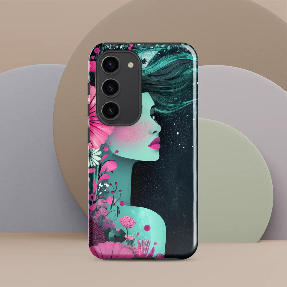 Floral Harmony: Portrait of Serenity