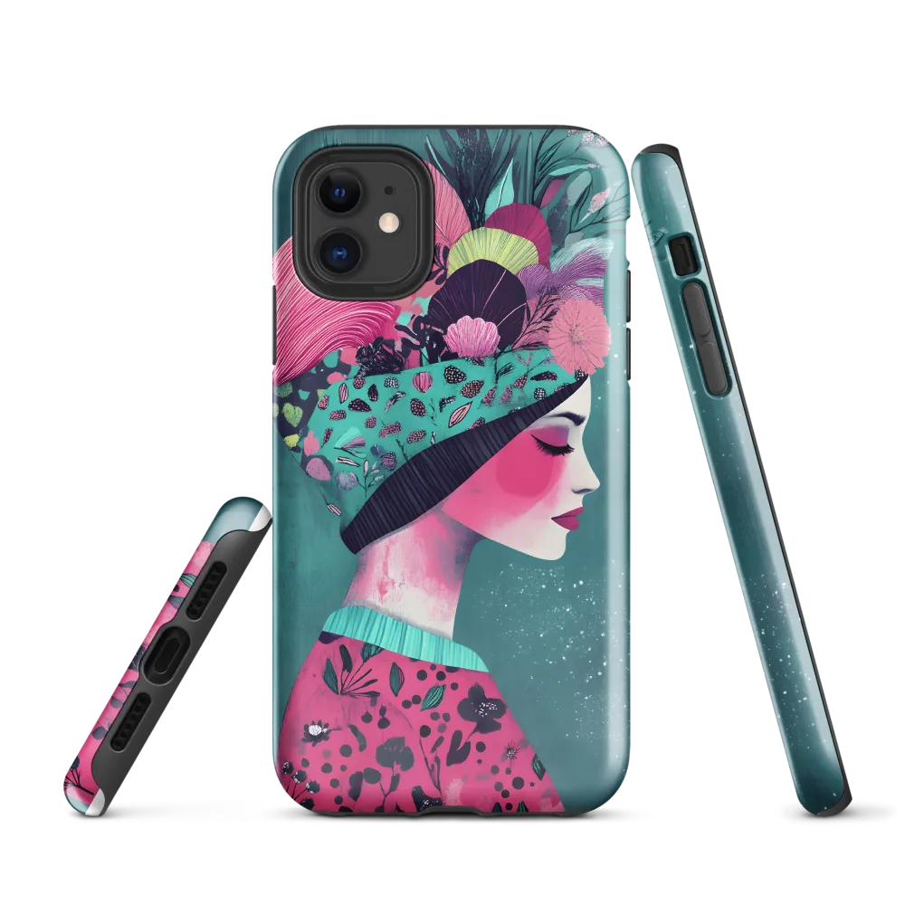 Whimsical Floral Portrait