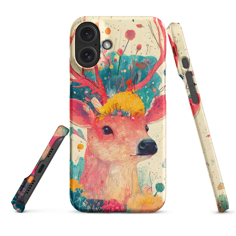 Whimsical Harmony: A Deer in Bloom