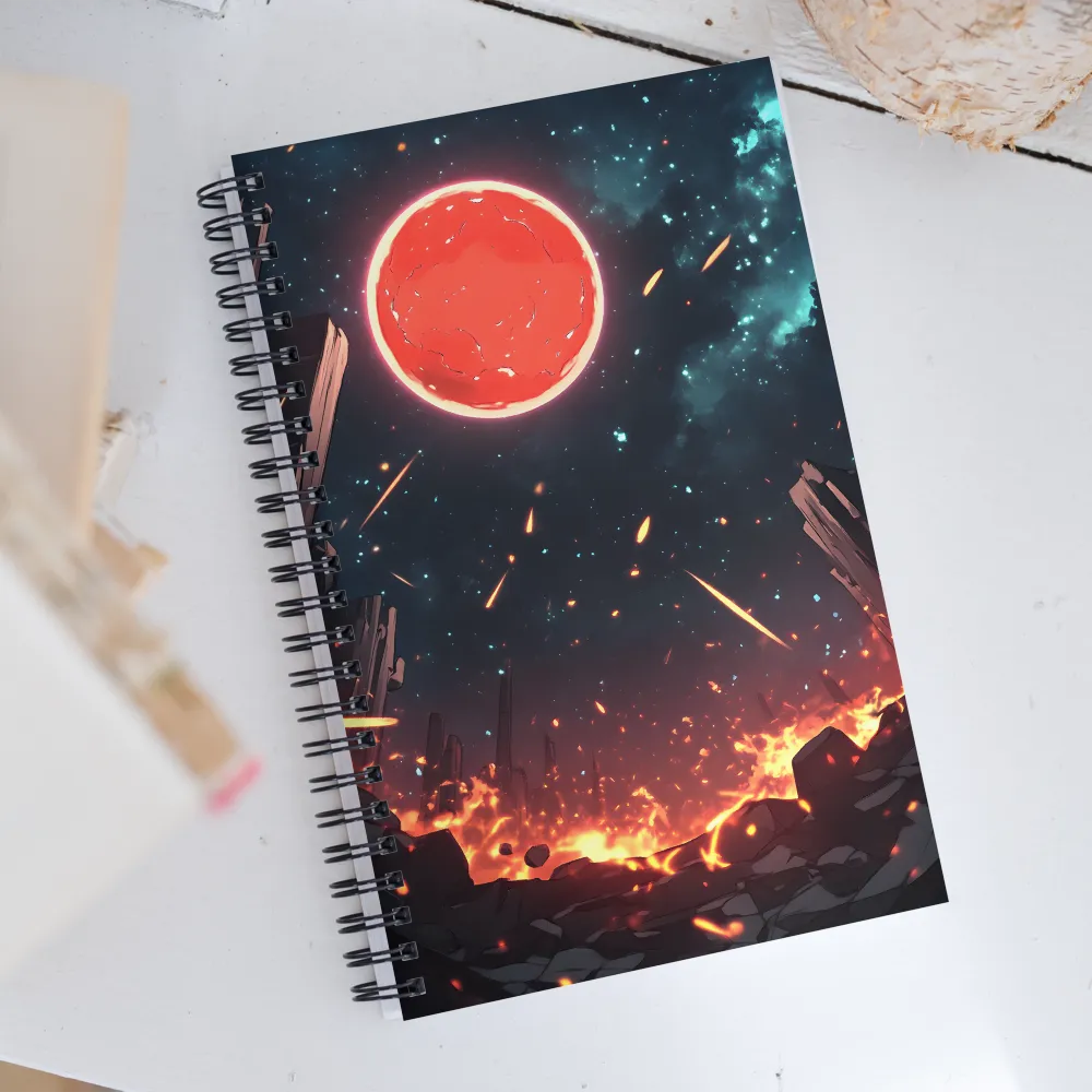 Eclipse of Destruction | Spiral Notebook