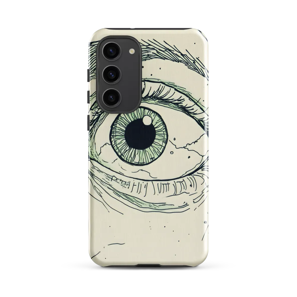 Observant Gaze | Phone Case |  S23 Plus | Tough Case | Glossy